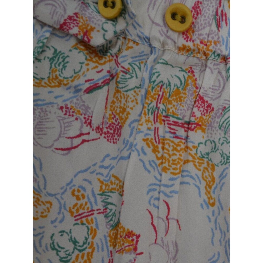 NWT Morgan Lane Silk 2 Pc Sleep Short Tropical Vacation Print Comfy Lounge Set - Picture 14 of 16